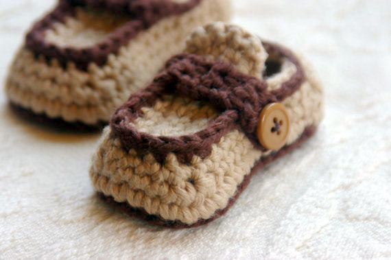 Boy Button Loafer Crochet Pattern For