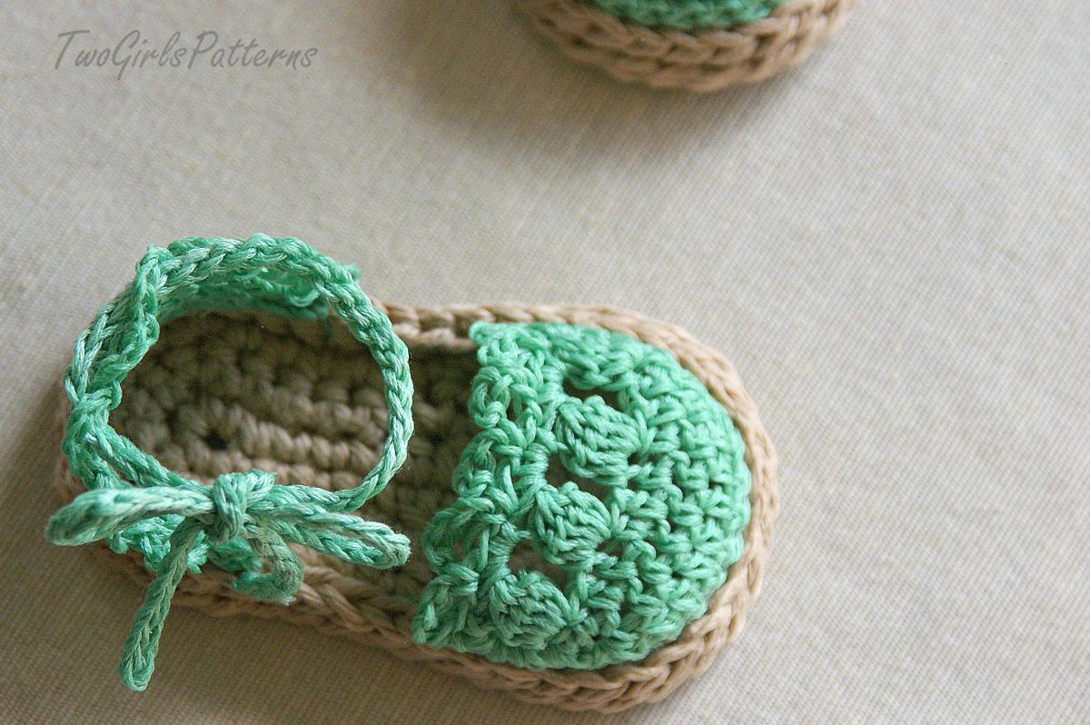 Crochet Pattern For Baby Espadrille Sandals - Crochet Pattern 119 on ...